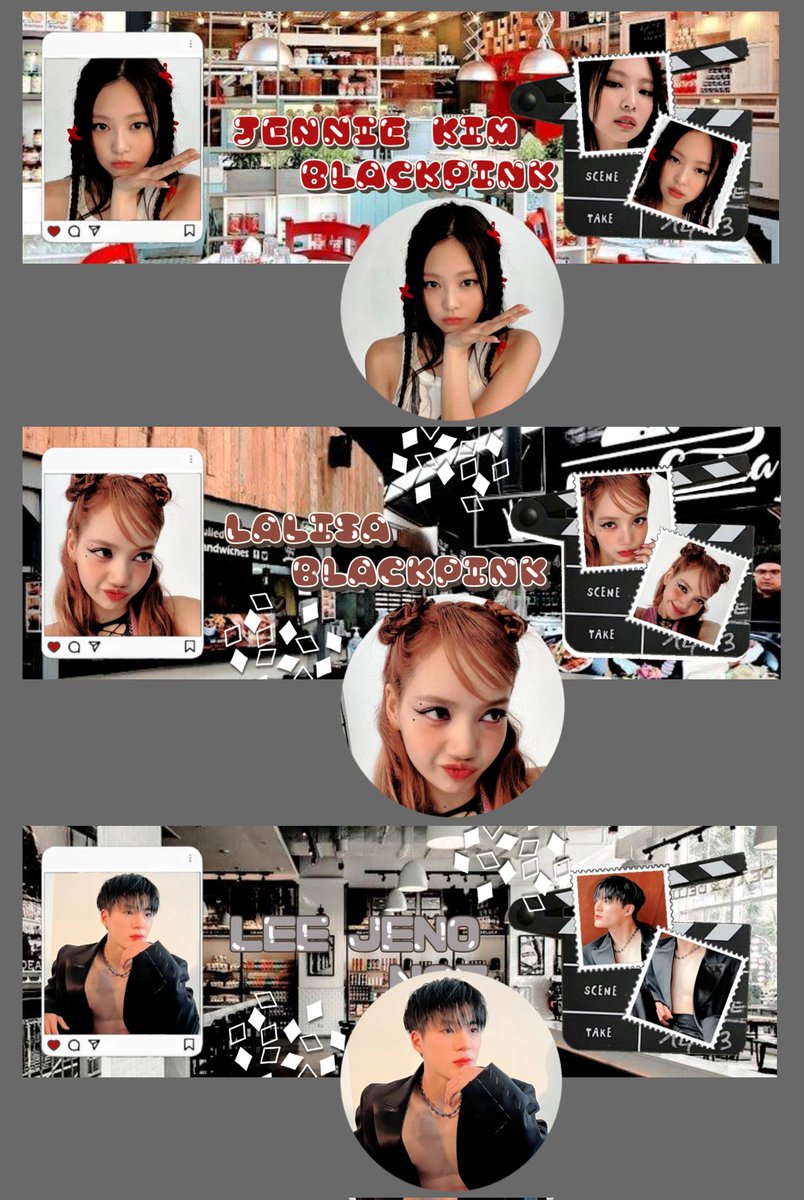 Haii kak aku punya layout ready stock nih!! Ready JENNIE,LISA,JENO harga 5k bisa via Dana/Spay kalo berminat langsung dm aja kak!!! 
#zonajajan #zonauang #zonaba