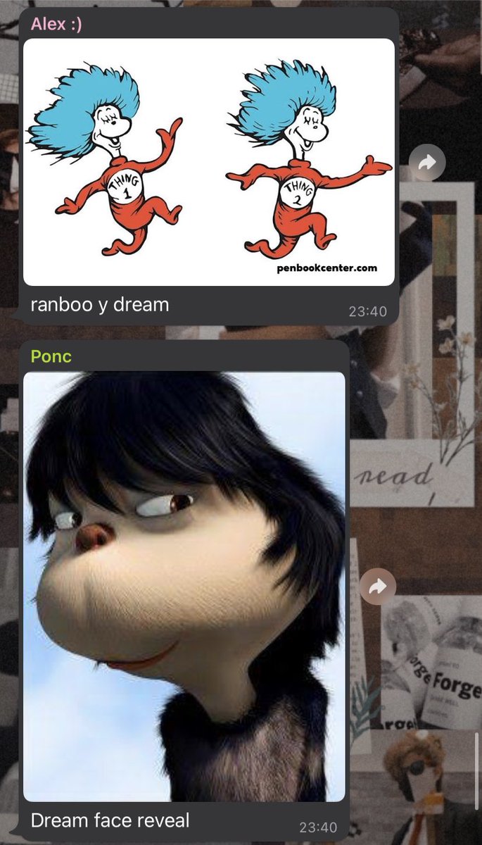 Riggsdrows's tweet photo. My non dsmp friends take on Ranboo and Dreams face reveal 💀 https://t.co/meyOxEOnfK