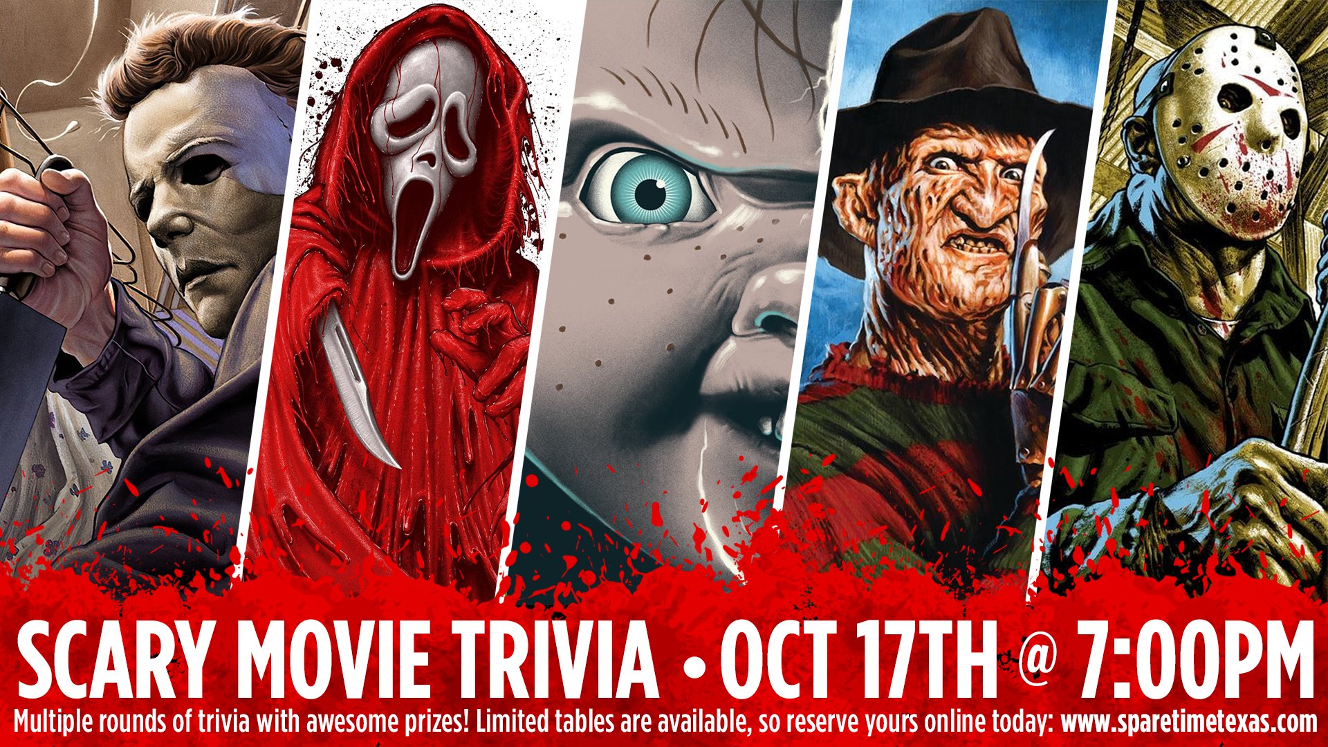 Friday The 13th and Nightmare On Elm Street Killer Trivia Game for