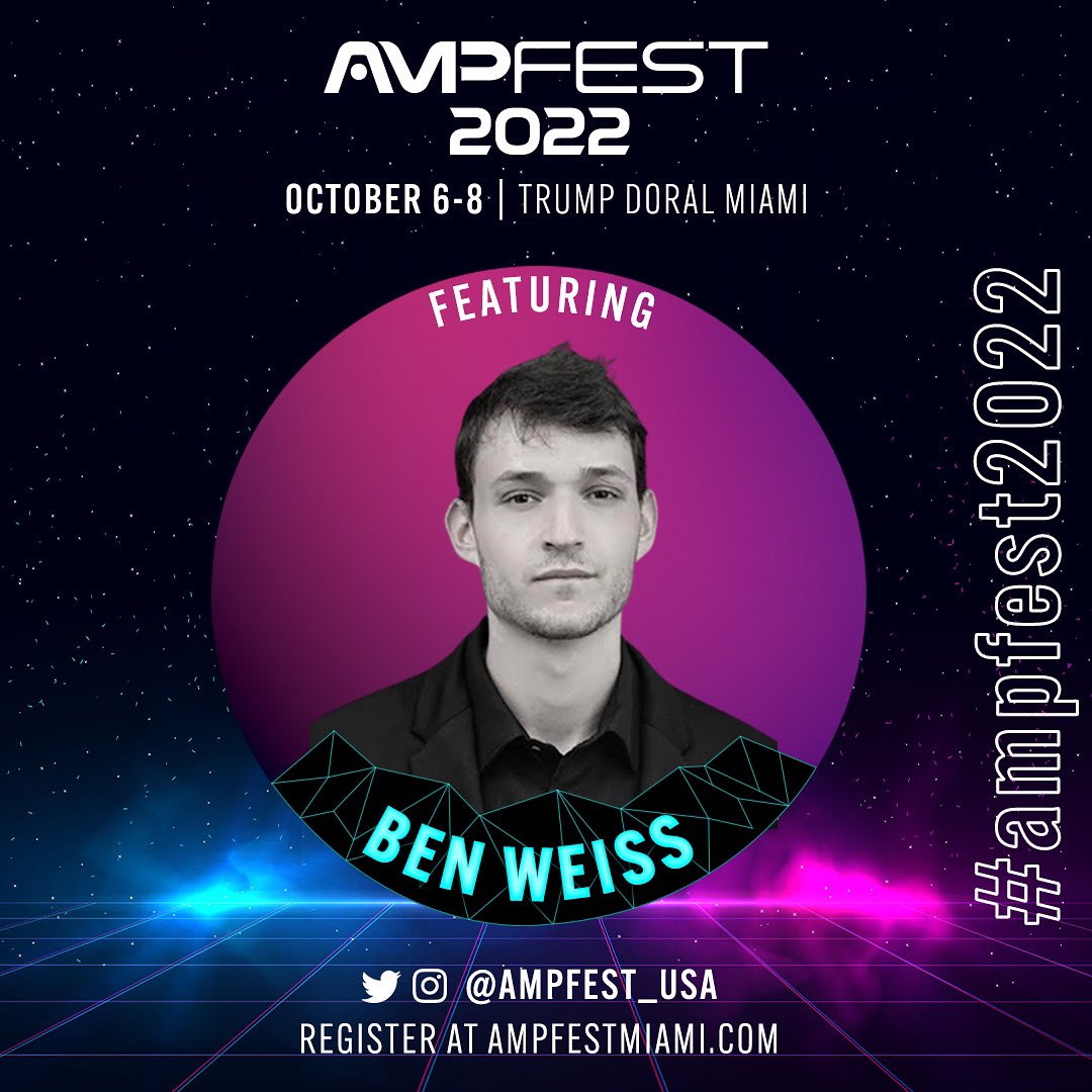 Looking forward to speaking about Sneakers in the Metaverse at AMP technology festival! @AMPFEST_USA #AMPFest22