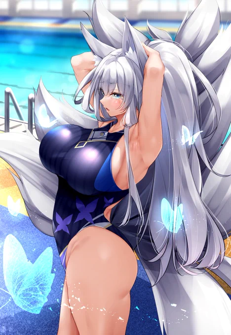 信濃
#アズレン競泳水着部 #アズールレーン 