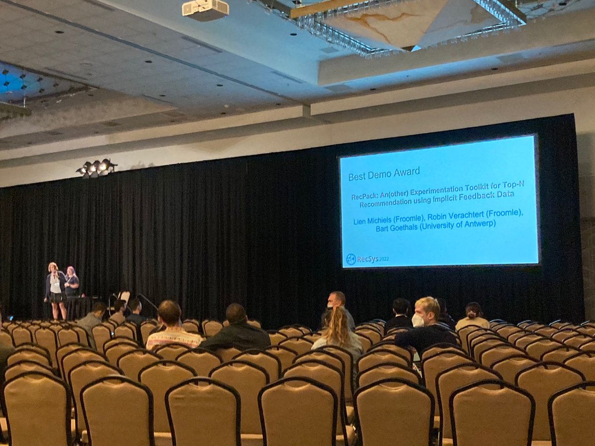 Oh my god that was so unexpected 😱 I’m so proud and happy to see our hard work rewarded 🤩 #RecSys2022