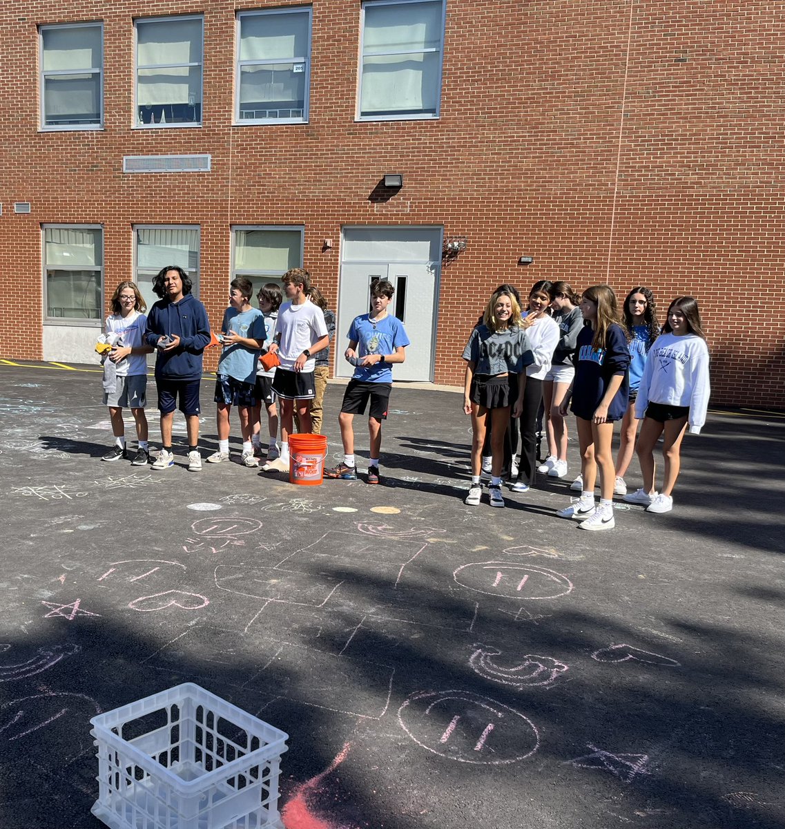KimYoungling's tweet photo. Vocabulary bean bag toss! Unit vocabulary review ✅ ☀️ ✅ fun ✅ great day, Grade 8! #ramsey #thisiseducation @RSDsmithschool https://t.co/GO6PcvXSu6