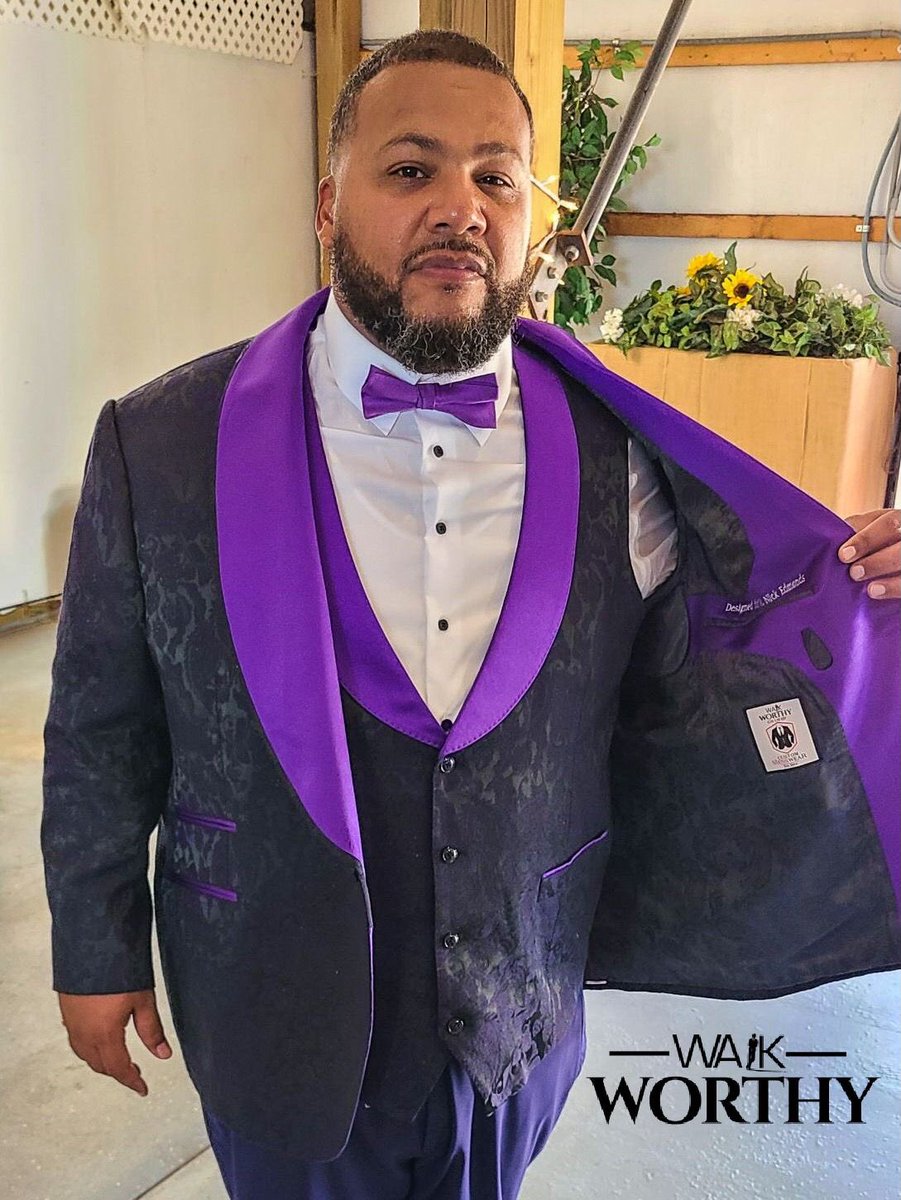 Mr_WalkWorthy's tweet photo. "Be eccentric now. Don't wait for old age to wear purple." #weddingvibes
- WalkWorthy https://t.co/PrPolHrMYY
