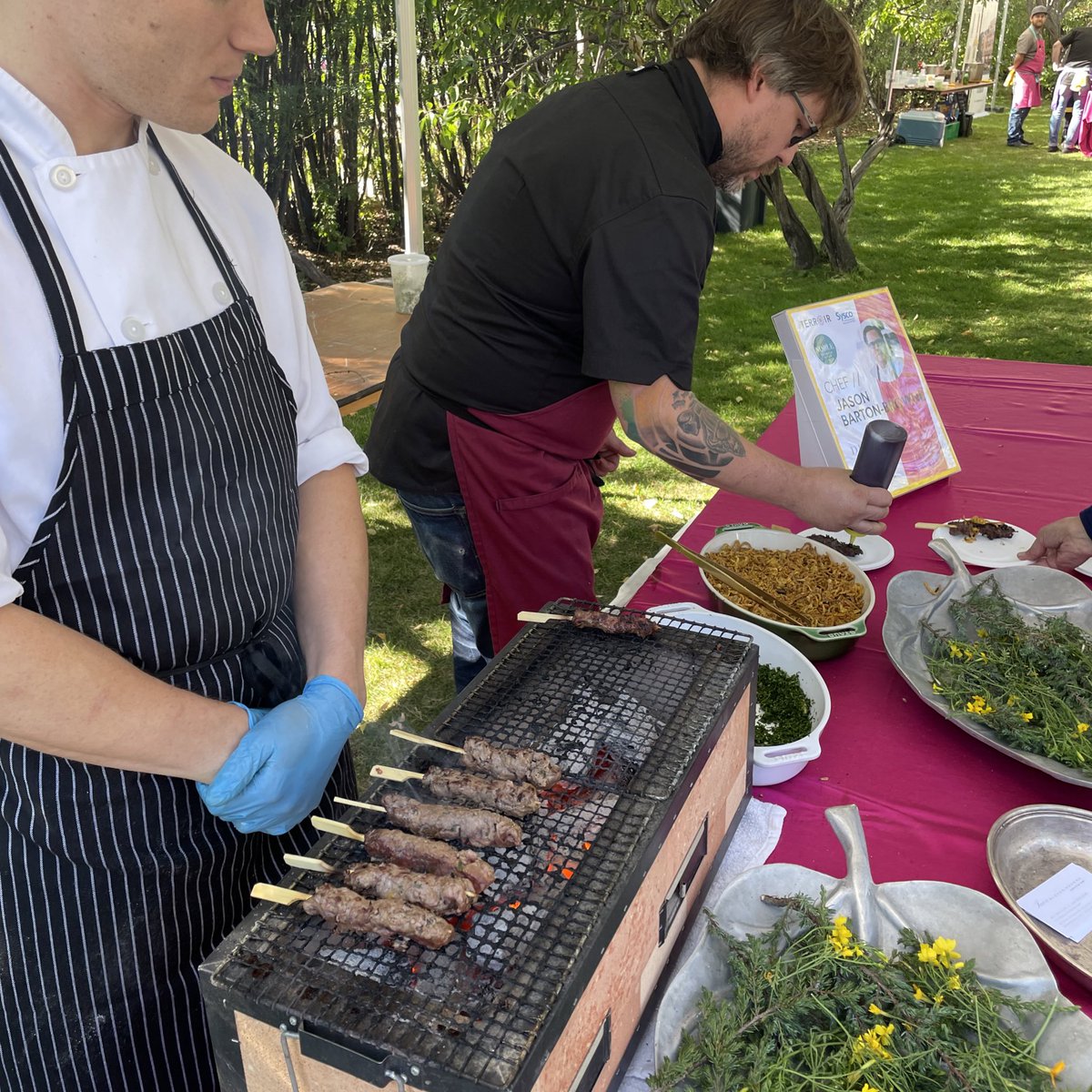 Deane House Restaurant & Garden (@deanehouseyyc) on Twitter photo An amazing 4 days of <a href="/TerroirTalk/">Terroir Talk</a> in #Calgary. Wrapping up the symposium in the beautiful gardens <a href="/RougeCal/">Rouge Restaurant</a> with 8 local chefs cooking with bison. An amazing 4 days of <a href="/TerroirTalk/">Terroir Talk</a> in #Calgary. Wrapping up the symposium in the beautiful gardens <a href="/RougeCal/">Rouge Restaurant</a> with 8 local chefs cooking with bison.