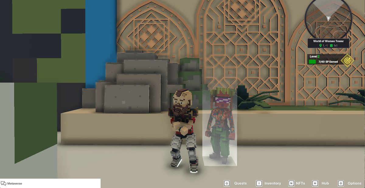 rubyr4674's tweet photo. @TheSandboxGame @worldofwomennft I just participated in the #SandboxAlphaS3Giveaway for a chance to win 500 SAND! Found the hidden room in World of Women Tower, check out my screenshot below!
👇 https://t.co/wGDxUL4aZq
