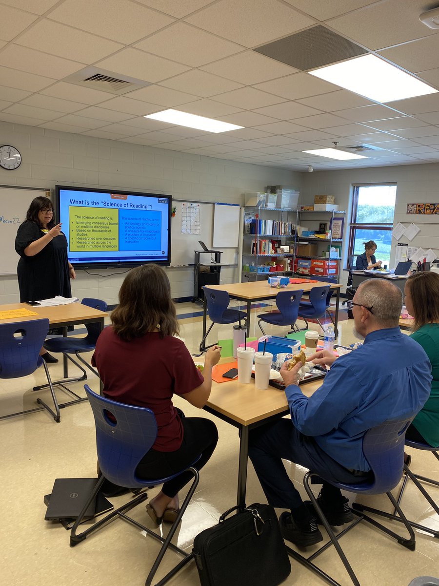 I love co-presenting with Kelly Pratt. So excited about conducting Literacy for Leaders for our Far West leaders!  @ncdpi_oel