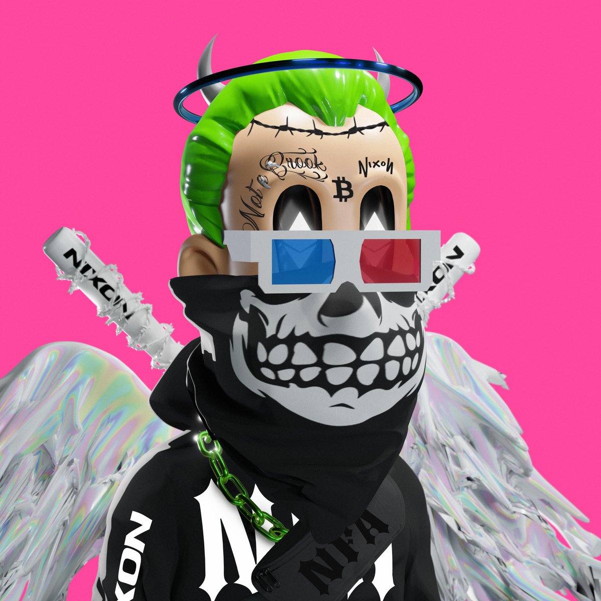 BandzMcBagz's tweet photo. There’s just something beautiful about 3D art! I love all the detail and fun in all these projects! As you can see my favorite colors are pink and blue! 
#CROOKZNATION 
#NOIDGANG 
#Ezu
#Gevol https://t.co/VKOETblJ7b