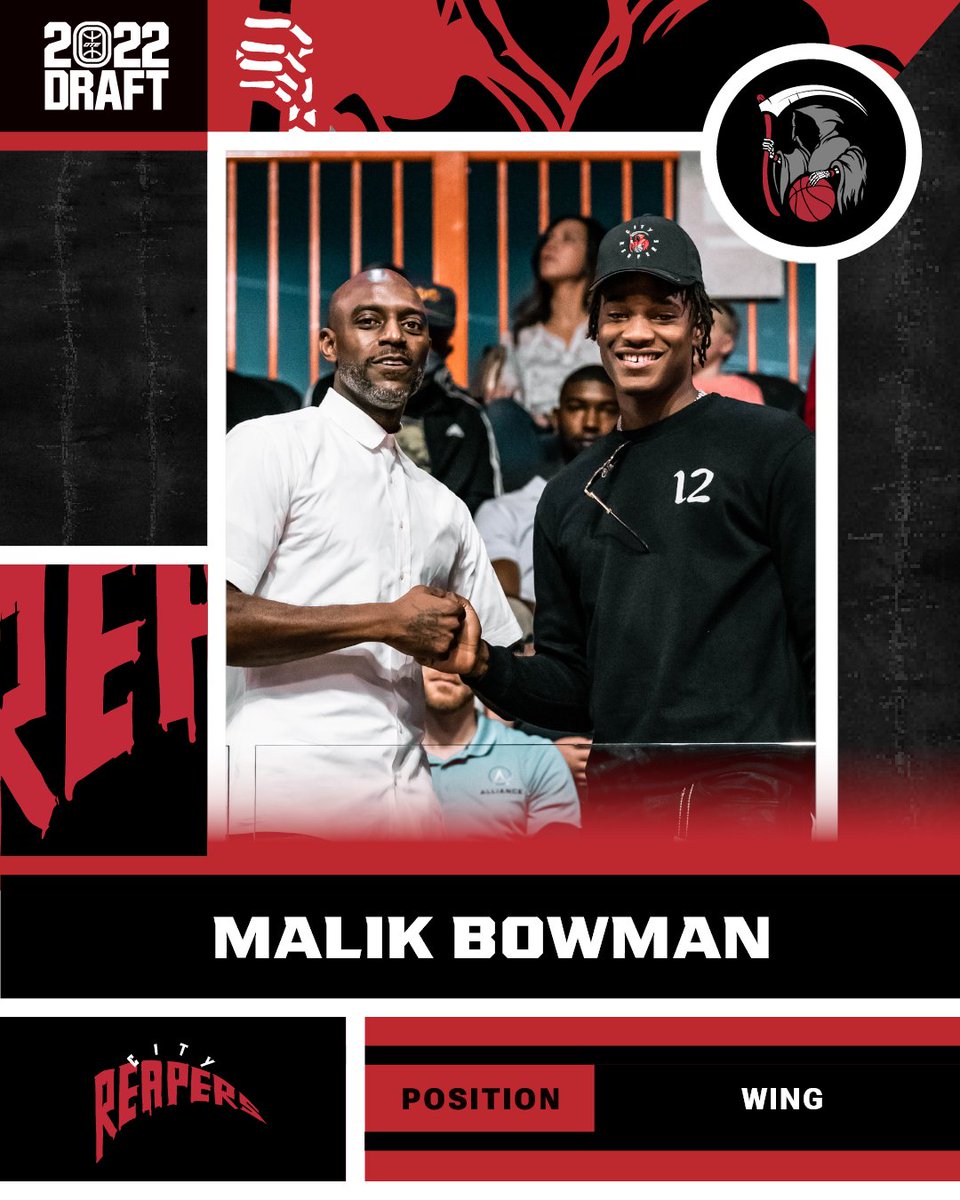OvertimeElite's tweet photo. Malik Bowman ➡️ City Reapers 💀 @malikbowman10 https://t.co/wFYyMwAGmQ