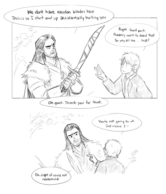 Last page I did for Safe and Distant #thehobbit #bagginshield 