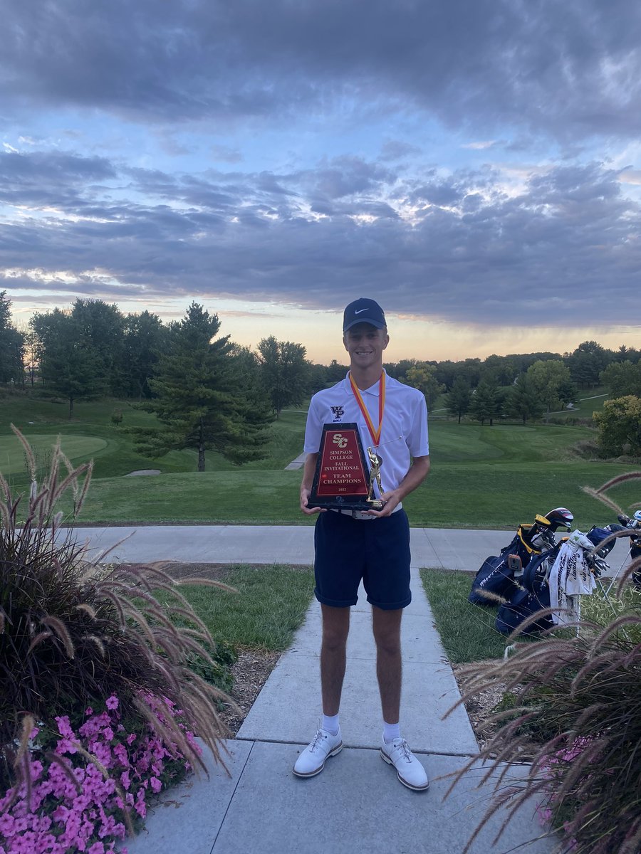 StatesmenMGolf's tweet photo. Another team win and another individual 1st/2nd by Spencer (71) and Austin (72).

Full results to follow https://t.co/cZskHlggBx