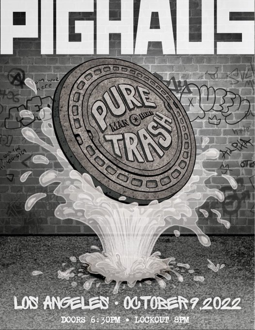 It&rsquo;s going down ! Who am I passin around&hellip; ?   BREED WITH ME @PIGHAUSPARTY: PURE TRASH on Sunday, 10/9/22