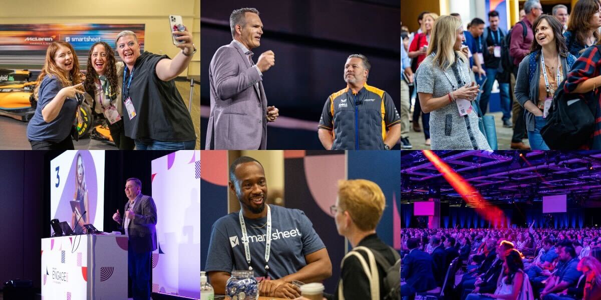 My favorite part of <a href="/Smartsheet/">Smartsheet</a> ENGAGE is hearing customer stories and making amazing connections. Looking forward to meeting more of our customers tonight at our community celebration! #SmartsheetENGAGE #AmplifyYourPowers