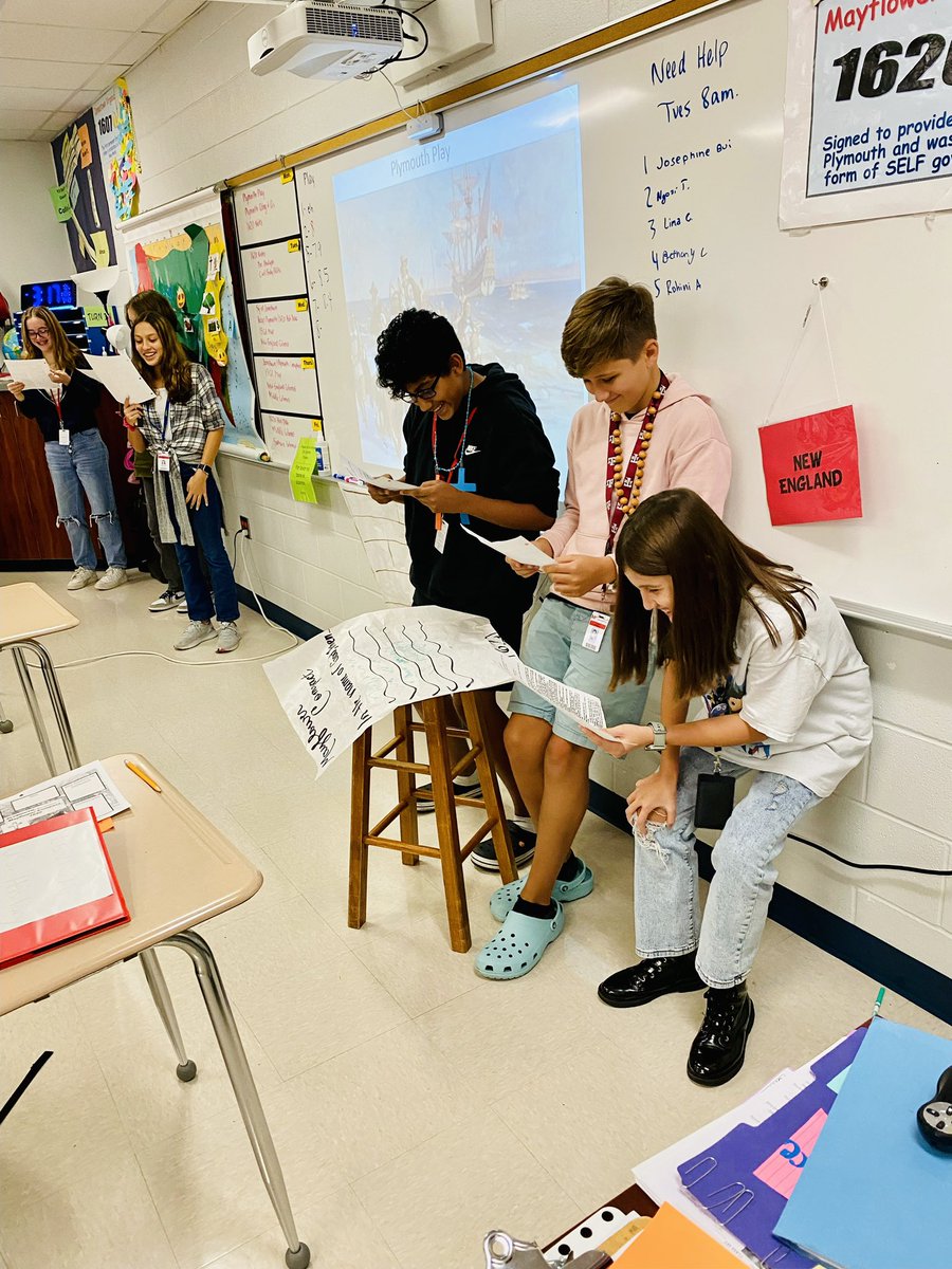 BerryMiller_JH's tweet image. History comes alive in 8th grade!  ✅out Mrs. Byrnes’ #SocialStudies classes learning about the #MayflowerCompact &amp;amp; review games.❤️💙🐾✍🏼 #AlwaysGrowing #WeArePearlandISD