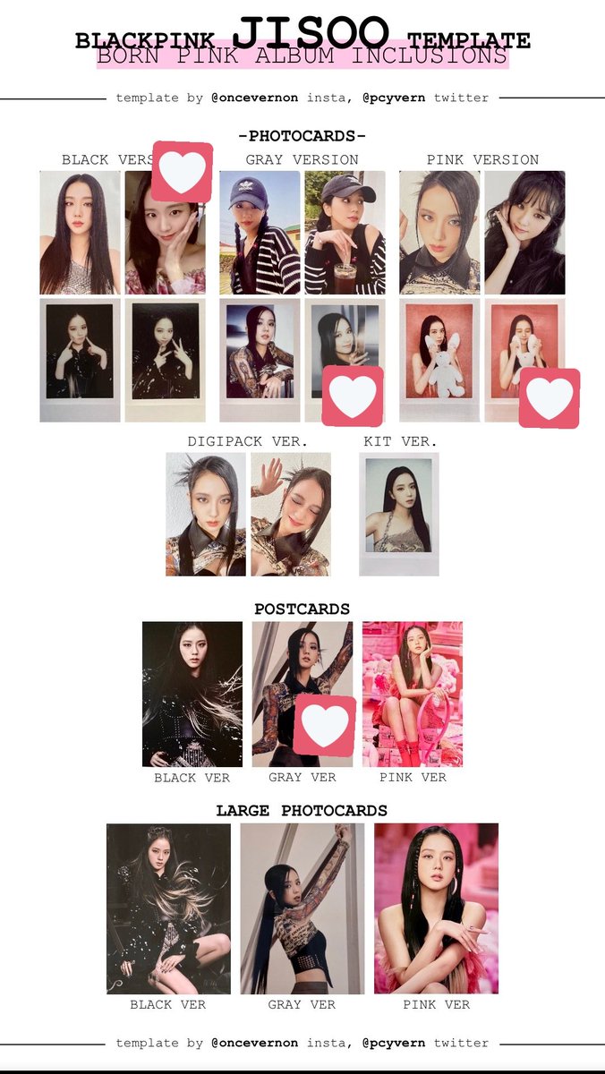 reoj0116's tweet photo. BLACKPINK　BORNPINK　
トレカ　フォトカ　チェキ

譲≫ジス・ロゼ・リサ
（💟が交換対象です
求≫ジェニ
（💖以外のものが交換対象です

同種以外でも交換できますのでお気軽にDM・リプライお待ちしてます🤗
#BLACKPINK交換 #BLACKPINKトレカ交換 #BLACKPINK #BORNPINK 
#ジス #ジェニ #ロゼ #リサ https://t.co/6vUYhfRTCm