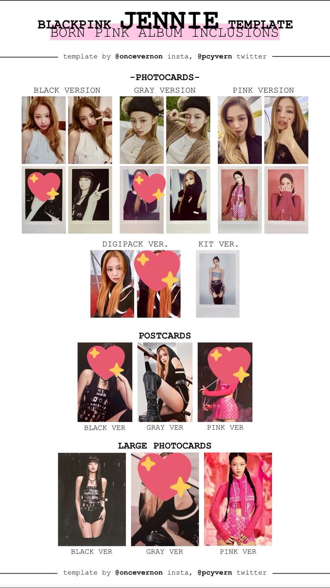 reoj0116's tweet photo. BLACKPINK　BORNPINK　
トレカ　フォトカ　チェキ

譲≫ジス・ロゼ・リサ
（💟が交換対象です
求≫ジェニ
（💖以外のものが交換対象です

同種以外でも交換できますのでお気軽にDM・リプライお待ちしてます🤗
#BLACKPINK交換 #BLACKPINKトレカ交換 #BLACKPINK #BORNPINK 
#ジス #ジェニ #ロゼ #リサ https://t.co/6vUYhfRTCm