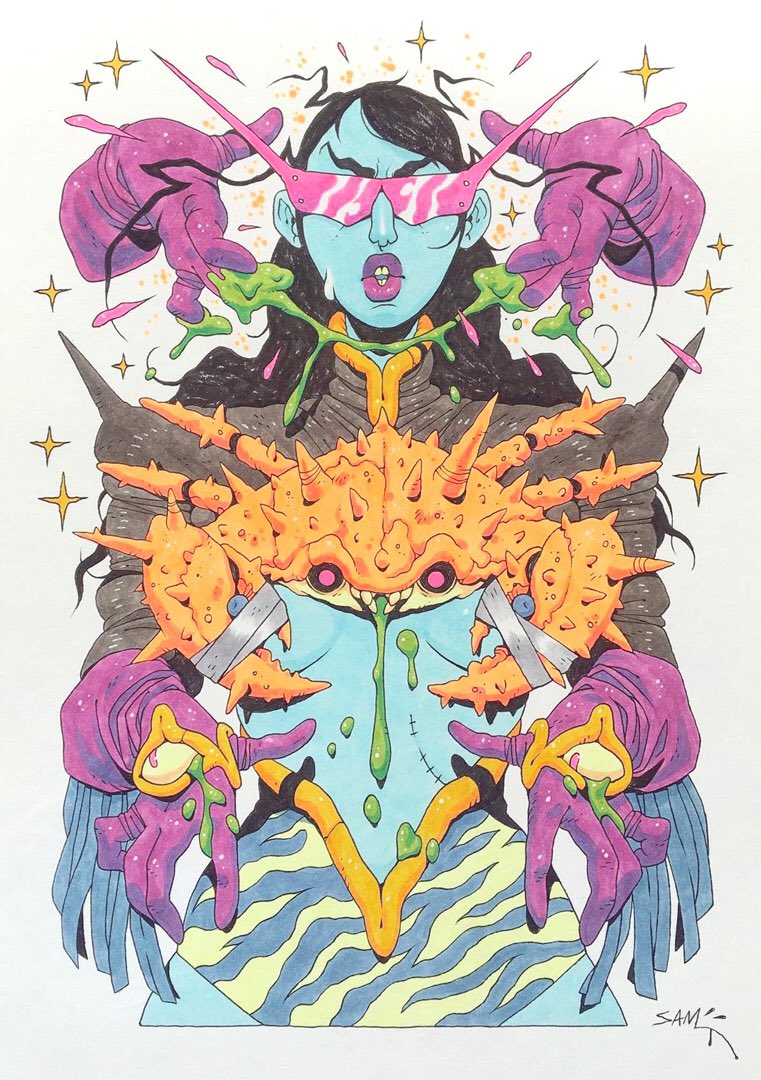 「A few more of these. 」|$corpion Millionaireのイラスト
