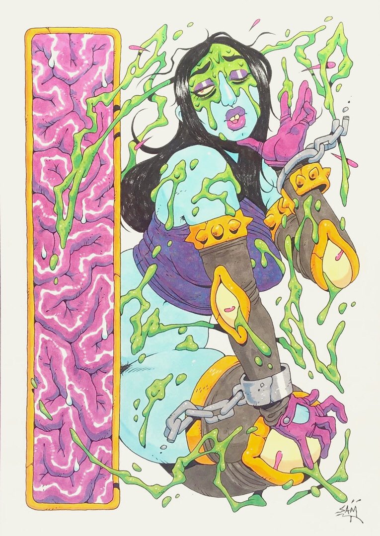 「A few more of these. 」|$corpion Millionaireのイラスト