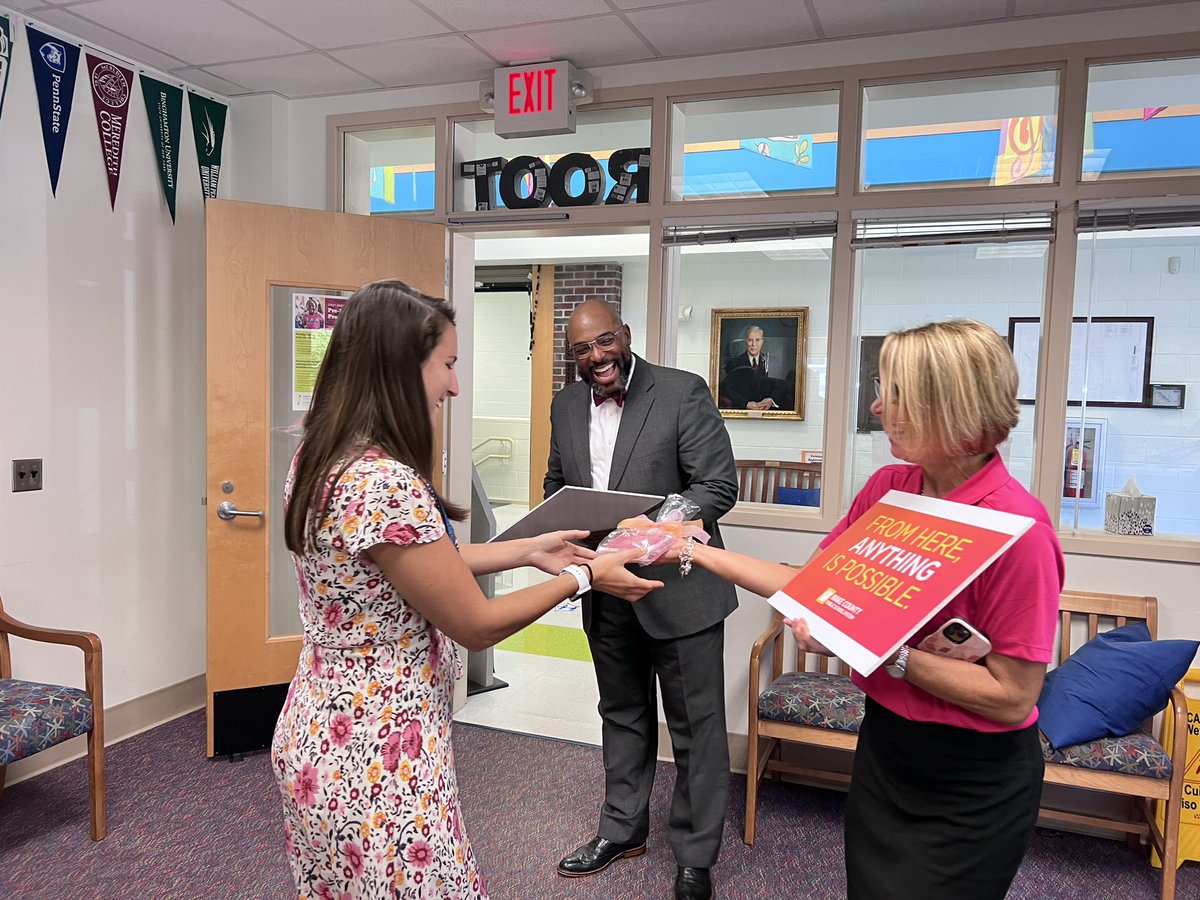 RootElem's tweet photo. Our amazing AP, Mackenzie Hale, was presented with the WCPSS Employee Excellence Award today! https://t.co/7TMbf7ExKH