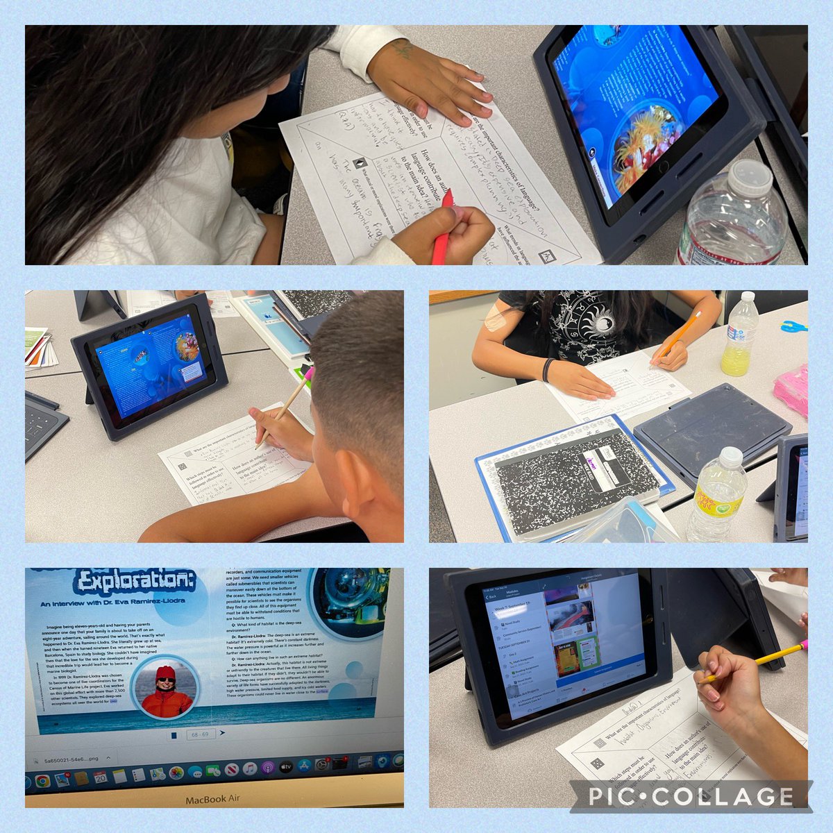 LisaLop40562397's tweet image. A lesson that has a clear learning goal with depth and complexity framework imbedded helps students understand exactly what is expected of them. Provider students with a graphic organizer to gather their ideas with iconic prompts gives them choice and justification. #BSDgate