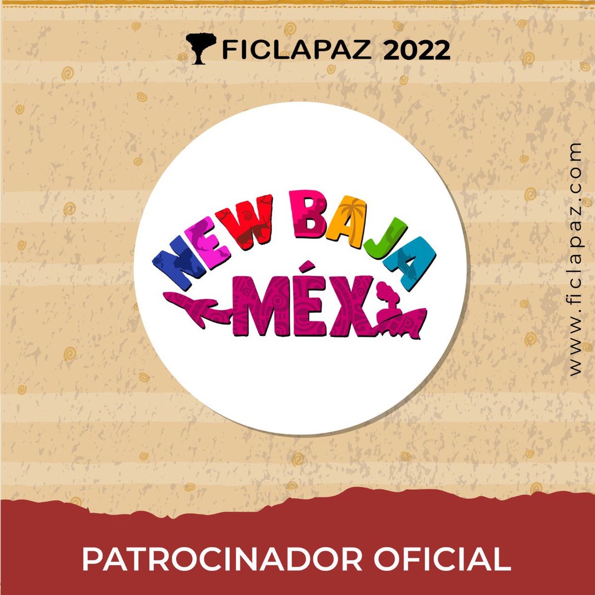 Muchas gracias a New Baja Mex por su valioso y gran apoyo incondicional en la #5taEdición del 𝙁𝙚𝙨𝙩𝙞𝙫𝙖𝙡 𝙄𝙣𝙩𝙚𝙧𝙣𝙖𝙘𝙞𝙤𝙣𝙖𝙡 𝙙𝙚 𝘾𝙞𝙣𝙚 𝙇𝙖 𝙋𝙖𝙯 𝟮𝟬𝟮𝟮! 

¡Nos vemos en octubre! #FICLAPAZ del 27 al 30 de octubre. 🎬❤️
.
.
.
#PatrocinadorOficial