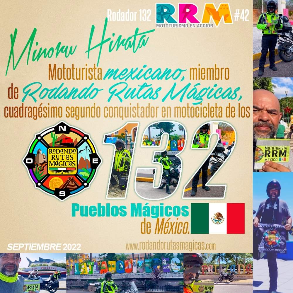 RRutasMagicas's tweet photo. Ya son 42 los #MotoTuristasMexicanos que han conquistado los #132PueblosMágicos en motocicleta miembros de #RRM.

#RodadorRRM132 #RodolfoAlvarez 
https://t.co/V6VDOLsVy7
#MotoTurismoEnAcciónMéxico 🇲🇽 https://t.co/KbEWV6ljY0