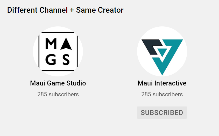 josephdevelops's tweet photo. This is the historical moment where both my YouTube channels have the same amount of subs. @mauigamestudio is set to overtake its parent company @mauiinteractive today. #youtube #contentcreator #everythingiscontent https://t.co/PMd1TC9Xsv