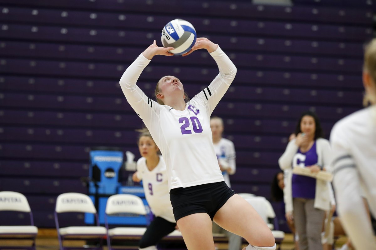 cap_athletics's tweet image. .@CapVolleyball rolls to a 3-0 win over Oberlin on Wednesday night behind the strong night from Lindsay Rich (13 kills, 9 digs, 3 aces)!

athletics.capital.edu/news/2022/9/21…

#CapFam | #CapVB | #POTP