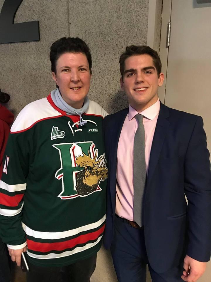 joelbish61's tweet photo. Going to the moose games won’t be the same without their biggest fan Kendra Cavill. Such a kind hearted, positive person, who greeted you with a smile and a hug… always. My condolences to her family and friends, she will be deeply missed. @HFXMooseheads https://t.co/iiSbtZvGry