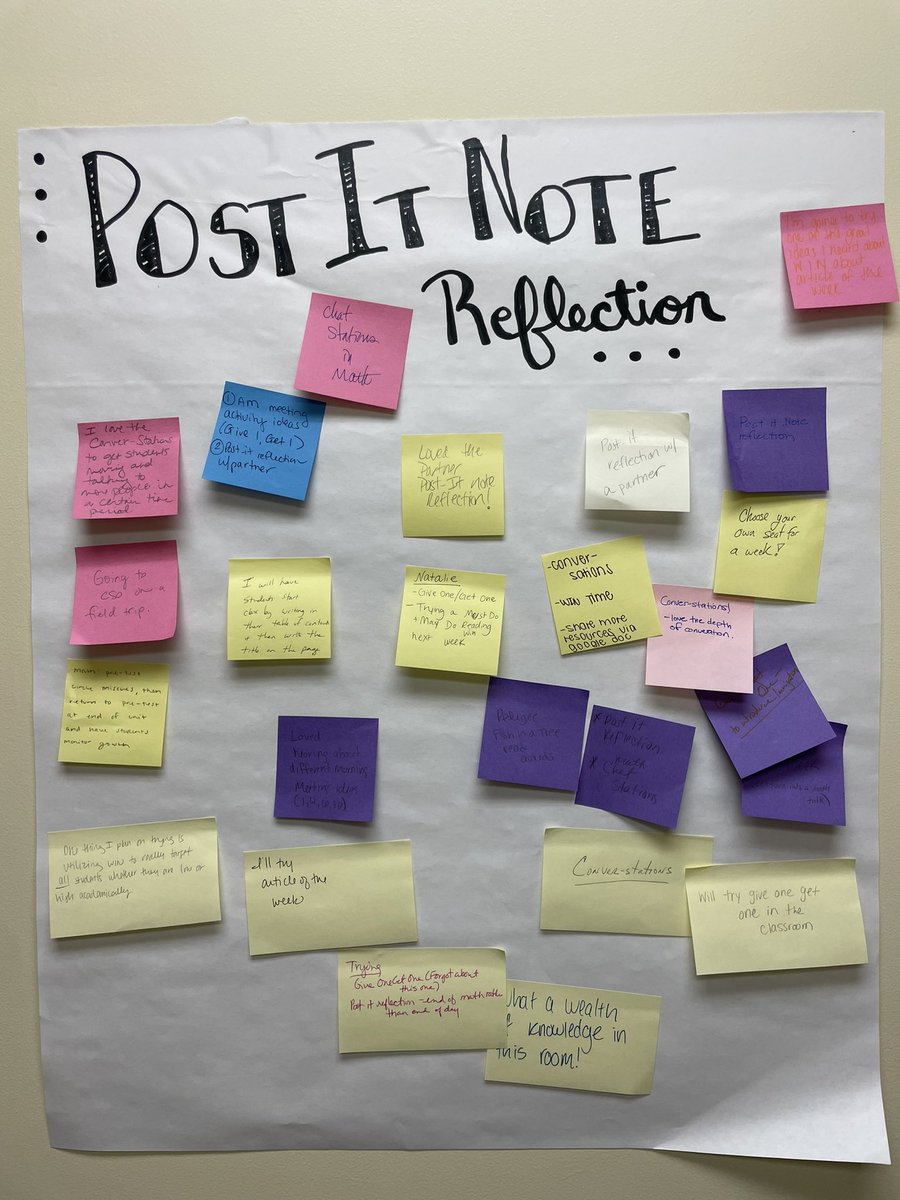Facilitating the 5th grade department meeting today was a joy! I loved spending the afternoon with such knowledgeable and dedicated teachers. The conversations were on point #weare97 #wecoach97 <a href="/OakPark97/">Oak Park District 97</a>