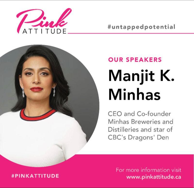 Nikiben's tweet photo. I am excited to announce @PinkAttitudeevo's Gala is back IN-PERSON on October 21! We'll explore &amp; discuss the findings from our National Study: The Changing Face of Canada's Workforce with @ManjitMinhas! Don't miss it!
#untappedpotential #canada #empoweringwomen #changemakers https://t.co/k9C9QNH9lH