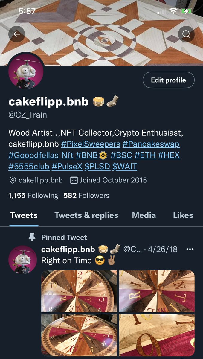 CZ_Train's tweet photo. New name same guy 😁✌🏽 Rockin’ my New Web3 Domain name 💪🏽 #SpaceIDProtocol #SPACEID #bnb #CZTrain #CZBinance https://t.co/xO6PJZEJNs