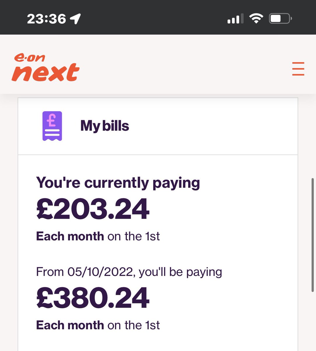 debburrows's tweet photo. @eon_next Really?? The hell I will! That’s not capped at £2,500. No sleep for me for the next few months 😢🤢 This is over a third of my wage! https://t.co/pWpp0N3wRT
