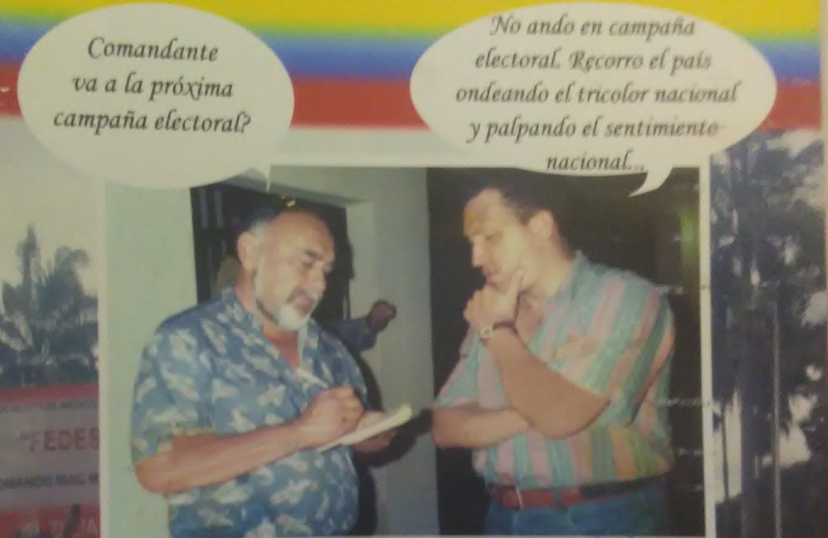 IzquierdaComba2's tweet photo. @dcabellor Periodista Kiko Ramirez entrevista al Comandante Chávez en Coro en gira luego de salir de la cárcel de la dignidad https://t.co/r6svzXVh8g