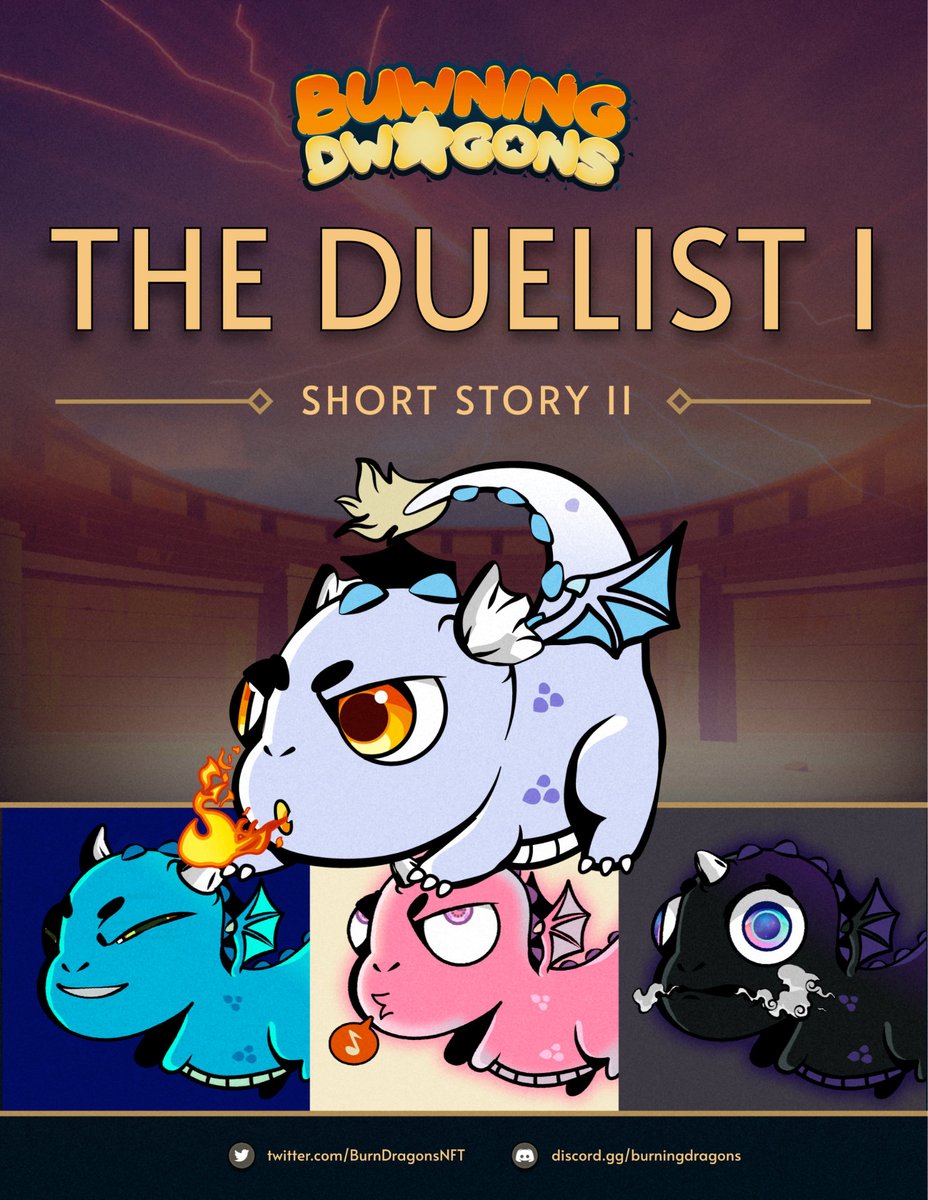 We just dropped the Second Short Story (Part I) of Buwning Dwagons!🔥 

📖To read it:
1. Mint a Buwning Dwagon for 3 $MATIC (if you haven't):  dwagons-minting-site.vercel.app
2. Verify via Collabland on our Discord: discord.gg/767XWubmzB
3. Enjoy reading in the library category!

#NFT