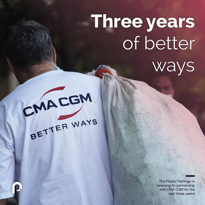 CNCShipping's tweet photo. The @CMACGM Group and @zeplaf is renewing their partnership to collect and upcycle 600 metric tons of plastic waste in Metro Manila in 3 years.
This marks an increase in annual plastic collection from 120 metric tons in the past year to 200 metric tons! #ActforPlanet #BetterWays https://t.co/IpCmXy8nwu