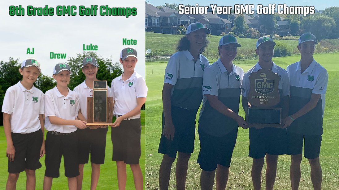 Mason Sports Radio (@mhssportsradio) on Twitter photo These guys had some experience hoisting the GMC championship 🏆 back in the 8th grade. Congratulations to all the coaches & players on the <a href="/hs_mason/">MasonHSGolf</a> team - but have to admit DC is kind fond of this crew. Nice job AJ, Drew, Luke & Nate #DCproudteacher #ProudMiddleschoolgolfcoach These guys had some experience hoisting the GMC championship 🏆 back in the 8th grade. Congratulations to all the coaches & players on the <a href="/hs_mason/">MasonHSGolf</a> team - but have to admit DC is kind fond of this crew. Nice job AJ, Drew, Luke & Nate #DCproudteacher #ProudMiddleschoolgolfcoach