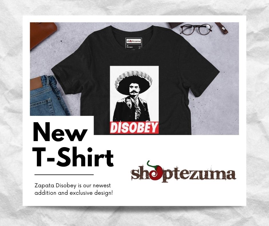 Shoptezuma's tweet photo. No other revolutionary icon can represent better the spirit of this t-shirt. Viva Zapata!
(link to our store in our profile). https://t.co/PR1Y3BCr1s