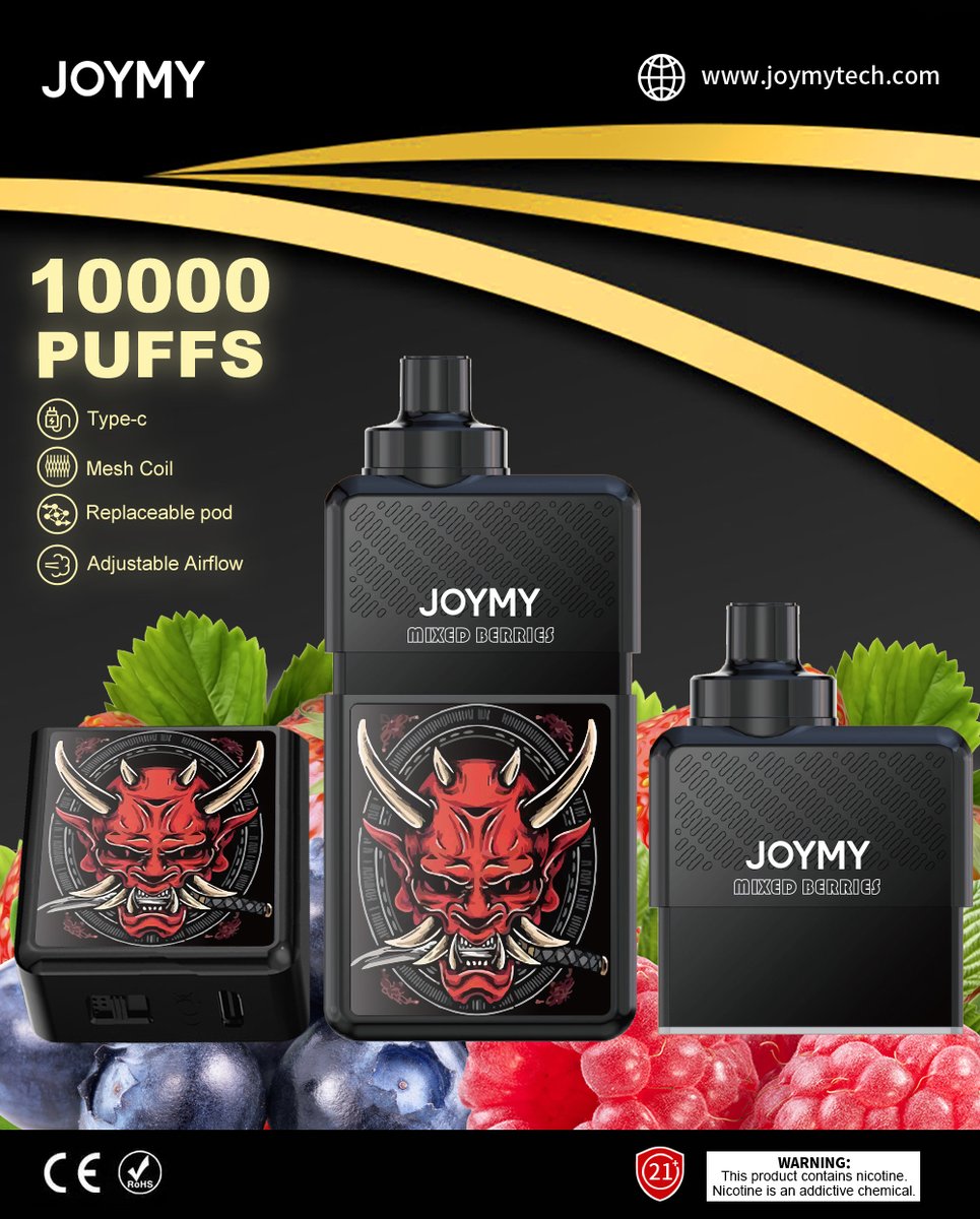 YJoymy's tweet photo. Joymy Newest 10K infinity Replaceable pod system🥳
https://t.co/c7tUFf78lP
#joymy #joymytech #podsystem #ecigarette #vapewholesale #vapedistribution #vapesale #vapegirl #vapeman #vapeca #vapeMexico #disposablekits #disposablepen #manufacturervape #10000puffs #wholesale #retail https://t.co/1iOqcgiq93