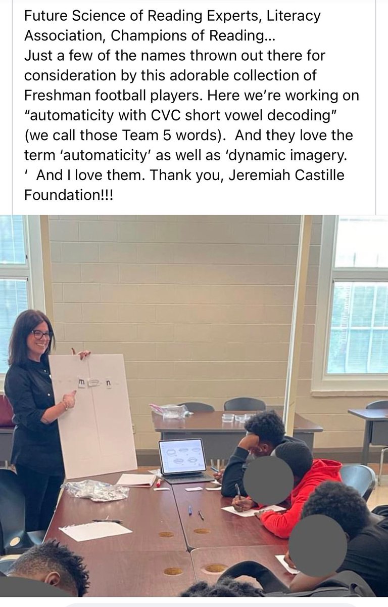 Future Science of Reading Specialists, Literacy Associates, Champions of Reading…