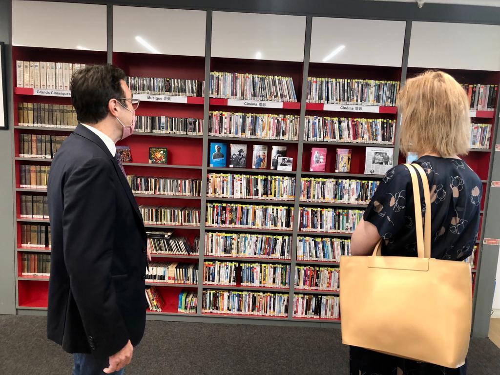 ChristileDrulhe's tweet photo. Very productive exchange with Jean-Sébastien Attié, director of Alliance Française Hong Kong @afhongkong , one of our key partner for the promotion of French language and culture in Hong Kong. Many common projects to come, stay tuned ! https://t.co/NlFr5XAcob