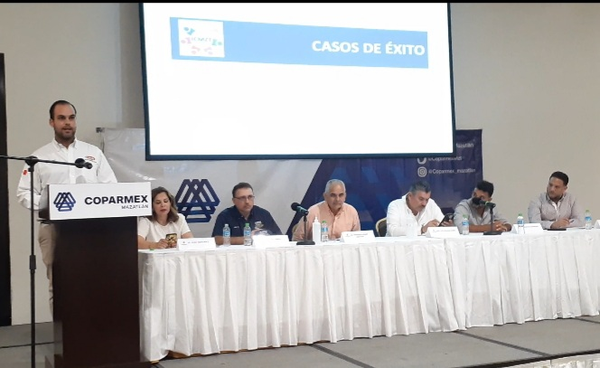 CmicSinaloasur's tweet photo. La CMIC Delegación Sinaloa Sur llamó a empresarios y Gobiernos a dejar de improvisar en ideas o en obras que solo quedan como “Elefantes Blancos”, en el marco de la presentación del Proyecto de Movilidad urbana de la Intercamaral en voz de @QuelGalvan líder de Jóvenes empresarios https://t.co/a1oXAFdB7v