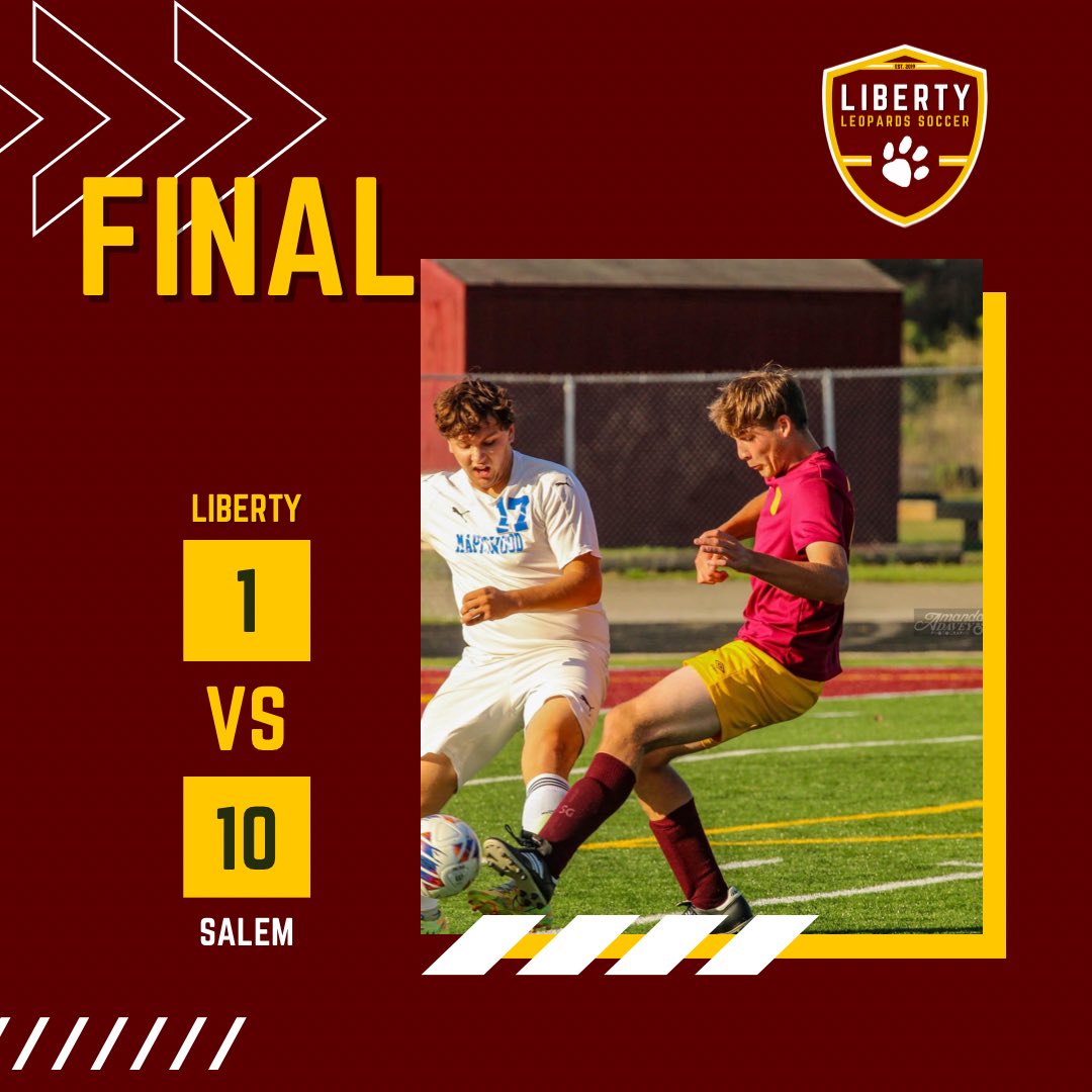 FINAL || Not our night; the Liberty Leopards squad moved to 2-5-1 on the year with a loss against an excellent Salem side.

#GoLeopards
