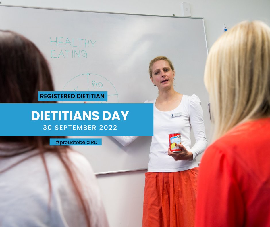 Meet #RegisteredDietitian @AndreaBraakhuis who is #proudtobe a RD as she gets to work on research topics related to ageing and malnutrition, modified diets, nutrigenomics, functional foods and sport nutrition. Happy #DietitiansDay2022!