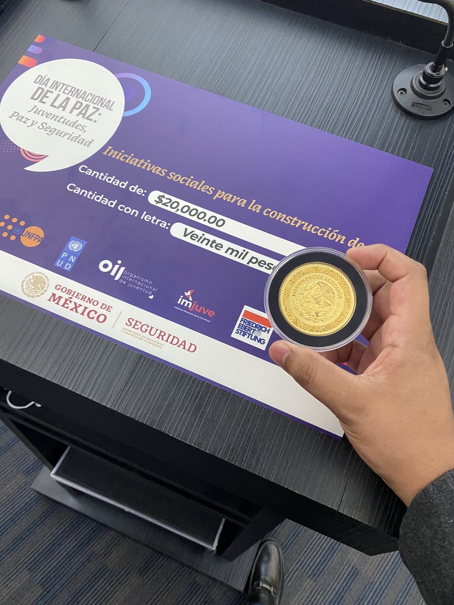DanielMedinaC2's tweet photo. Encuentro Nacional Dia internacional de la Paz, Juventudes, Paz y Seguridad, un honor haber sido seleccionado entre las 10 mejores Iniciativas sociales para la construcción de paz. https://t.co/ChQsTsazOT