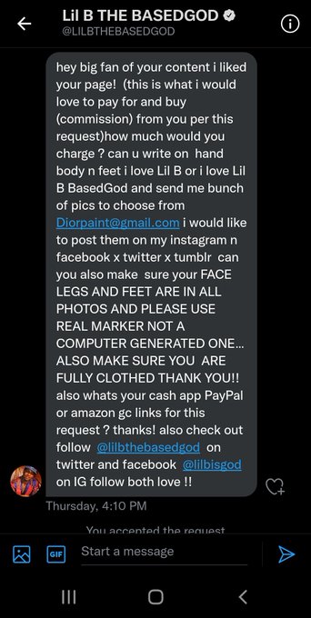 Bruh is you fr lol 🤣 I still like your music tho @LILBTHEBASEDGOD https://t.co/47WUvCdct6