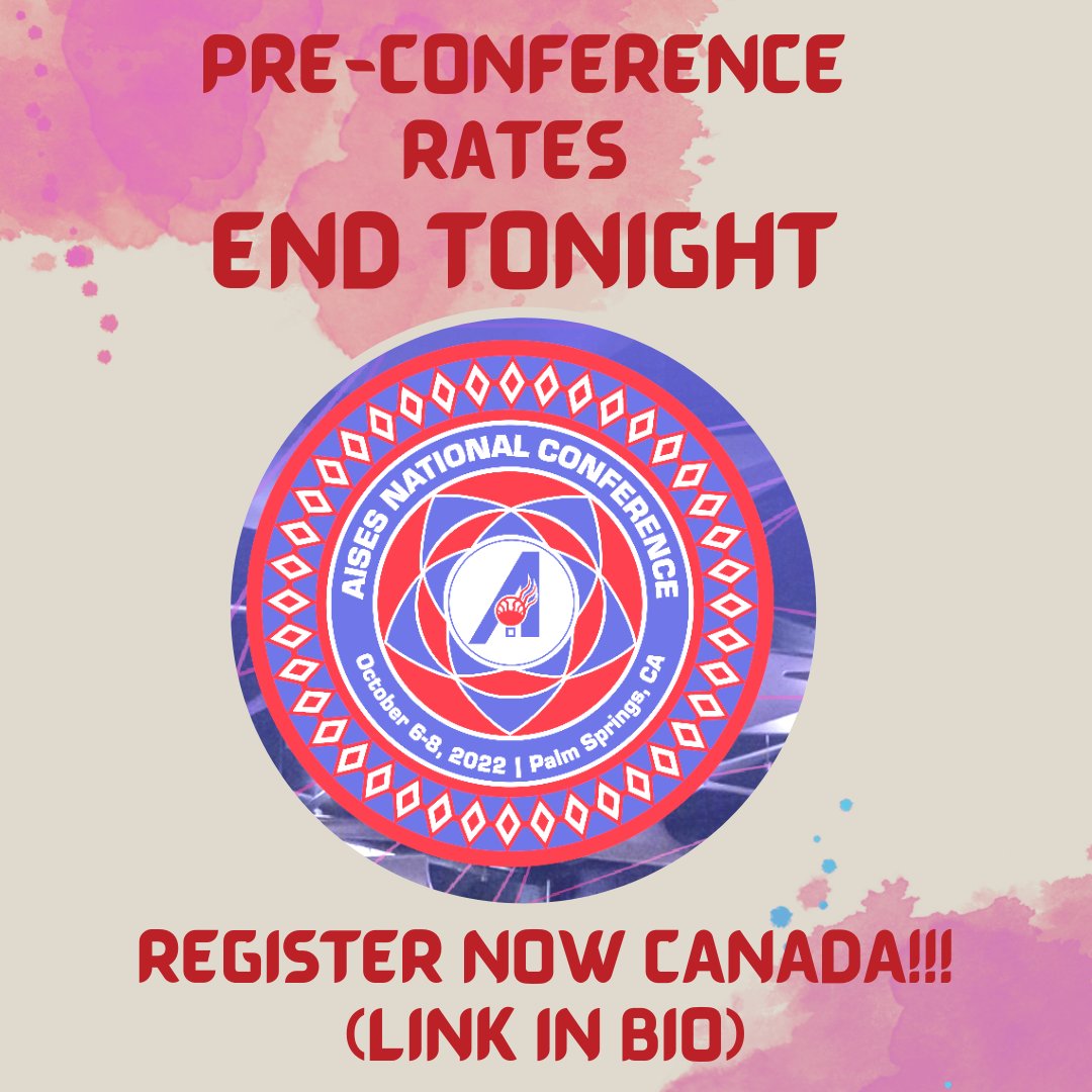 aises_canada's tweet photo. Register before midnight for the pre-conference rates!!! https://t.co/Or8TxQacbT
