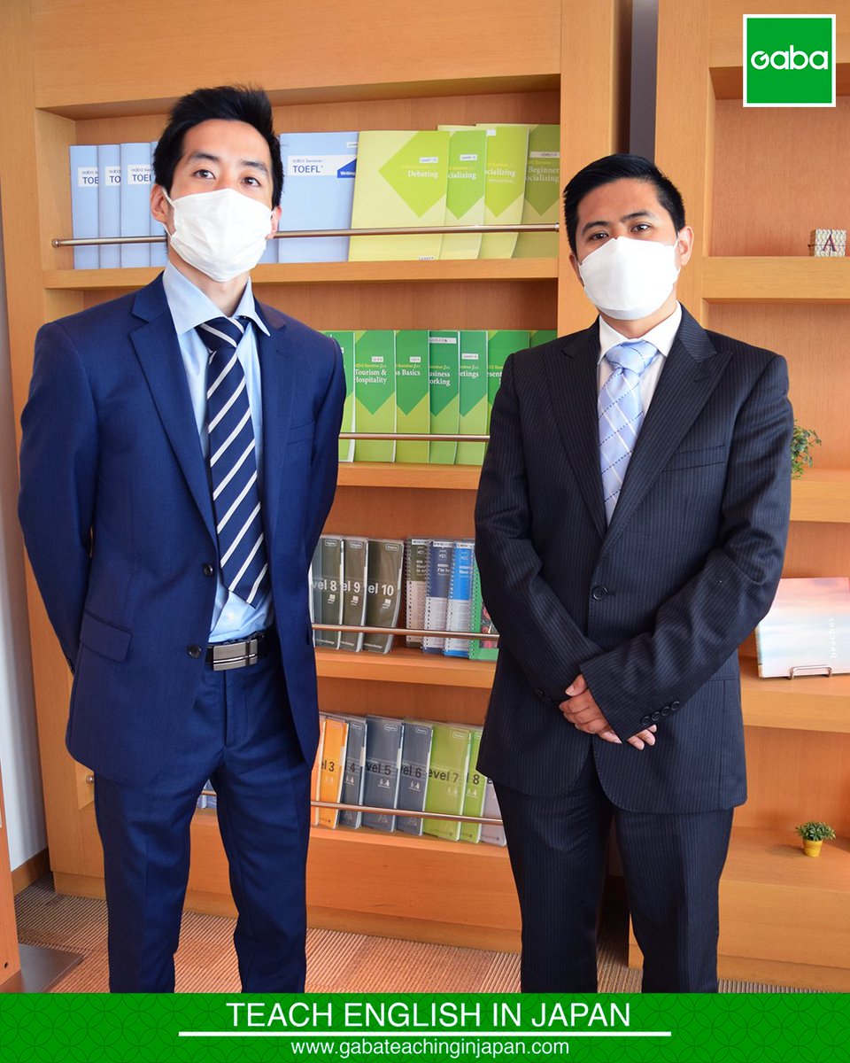 GabaJapan's tweet photo. Welcome EKL and Kevin to our Kansai Learning Studios!!! We wish them the best of luck and hope they are enjoying their time teaching with Gaba. 

Check out our website to apply to teach with us:
https://t.co/dyAHzuimqp
#Gaba #ESL #GabaInstructors https://t.co/YIP7Yr37CP