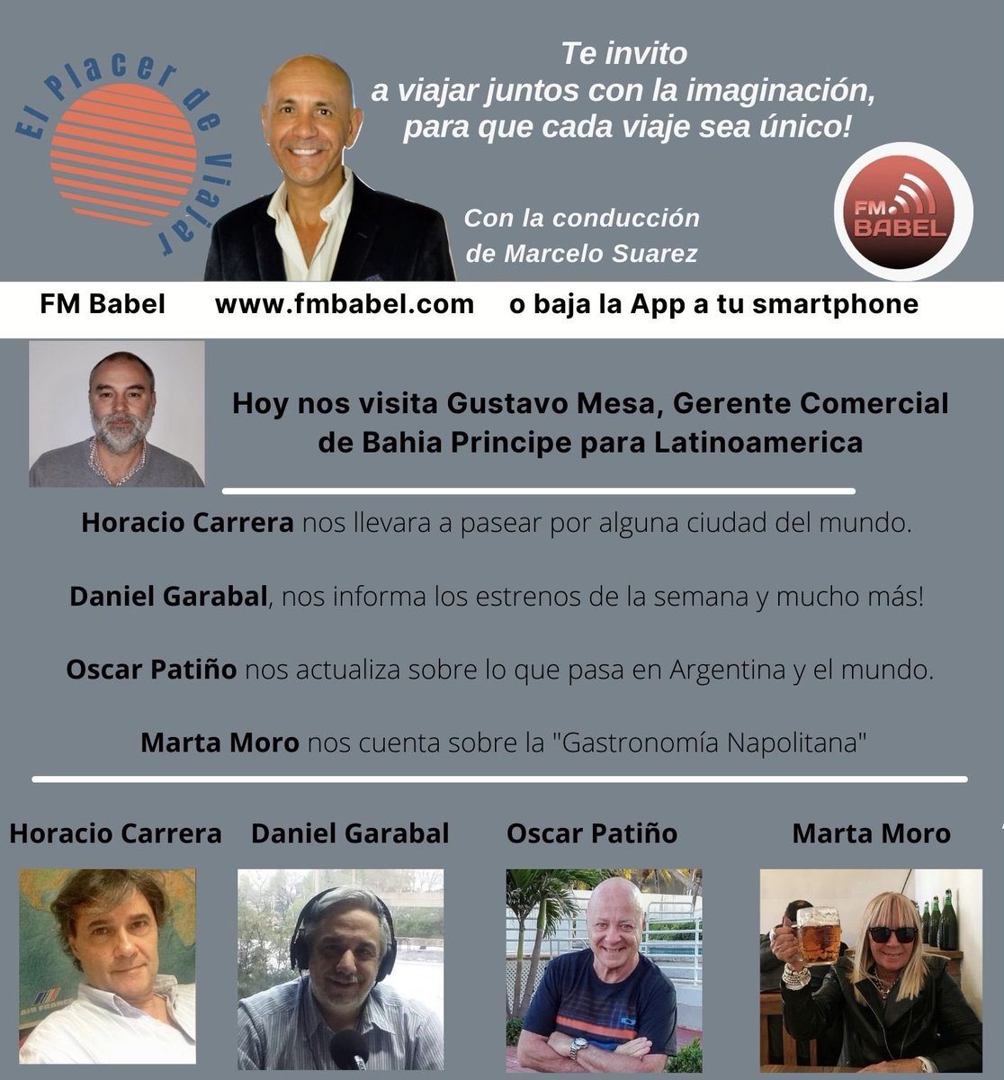 elplacerdeviaj's tweet photo. Este jueves a las 20 hs te esperamos para viajar juntos!!! https://t.co/BuiOAJrmxE