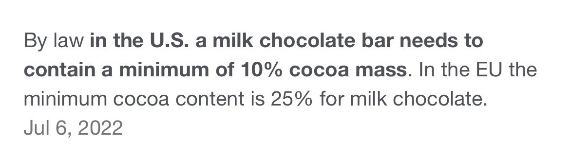 So what’s the deal… you only need 10% of cocoa in food products that claim to be chocolate 🍫?!? If you’re going to indulge at least make it count! #emptyfood #recipedisaster